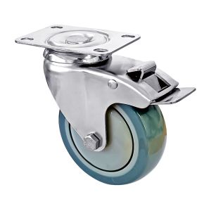 Buy cheap Medium Duty Stainless Steel Casters 75mm 100mm 125mm Diameter from wholesalers