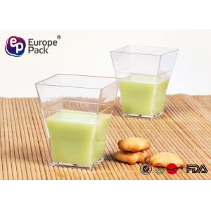 Buy cheap Individual Plastic Dessert Cups 60Ml Mini Ps Plastic Pudding Cup from wholesalers
