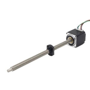 Buy cheap 80 Degree Temperature Rise Nema 11 Linear Stepper Motor with Trapezoidal Thread Screw from wholesalers