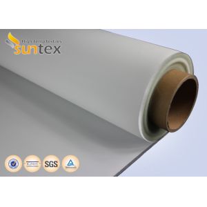 Plain / Twill PU Coated Fiberglass Fabric For Curtain Fabric Fire Protection 0