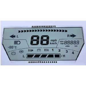 Buy cheap Seven Segment LCD Module TN 6 Digit LCD Display Blue Backlight product
