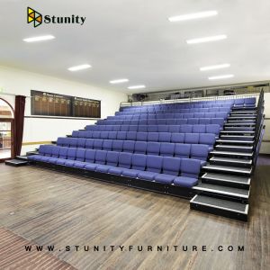Buy cheap Public Retractable Seating System Fixed Telescopic System Platform from wholesalers