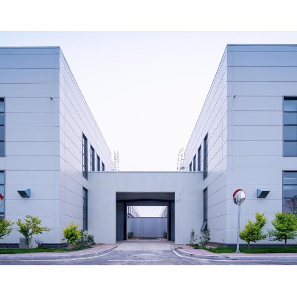 Quality Lightweight Steel Warehouse with Fiberglass Wool Sandwich Panel for sale