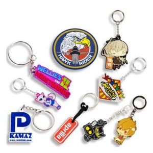 Customized PVC 3D Molding Silicone Rubber Keychain