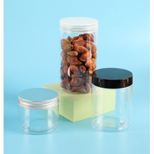 China Customized Clear Plastic Cosmetic Container With Smooth Surface on sale