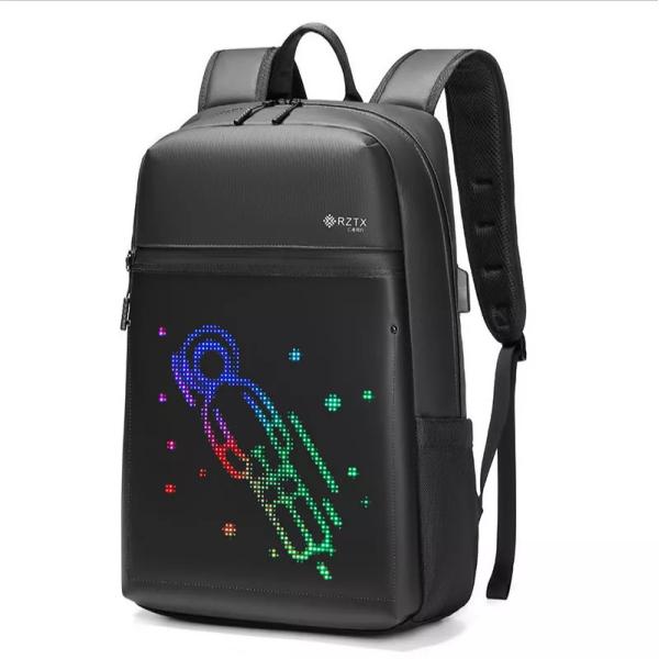Quality Dynamic TPU Smart LED Backpack 22L Smart LED Pix Backpack for sale