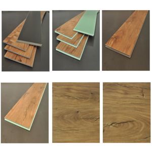 Buy cheap Brown Waterproof Laminate Flooring Long Lasting Construction WPC Material from wholesalers