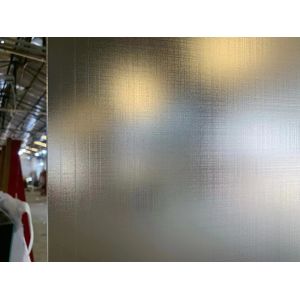 Buy cheap Frosted Acid Etched Tempered Glass Decreration Cross Wire Drawing product