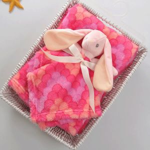 Buy cheap Infant Fleece Security Blanket Animals Bunny Lamb Security Stuffed Animal product
