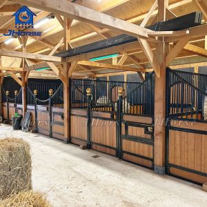 Buy cheap Custom Horse Stable Stall Panels With Bamboo Infill Easy Assembly Portable Corral Fencing System from wholesalers
