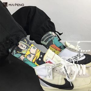 Cartoon Character Sublimation Sport Socks Custom Digital Printed Socks