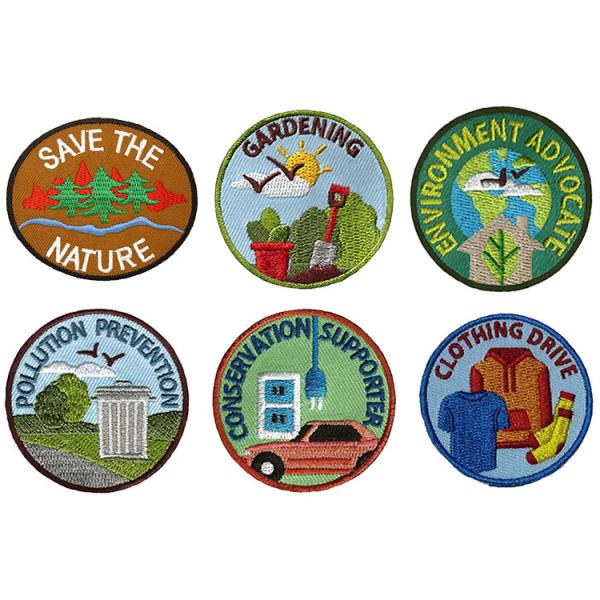 Buy cheap 120D Cotton Woven Environmental Patches Hook And Loop Backing from wholesalers