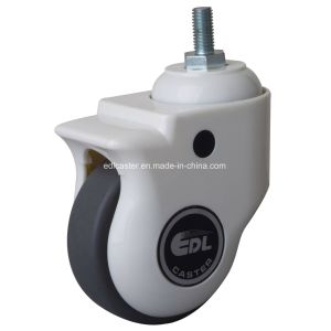 China E5735-57 Threaded Swivel TPE Medical Caster with Ball Bearing and Customizable Option on sale