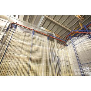 Buy cheap 220V Vertical Powder Coating Line With Automatic Gun System Customized from wholesalers