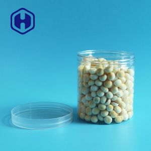 Buy cheap FDA 385ml Transparent Leak Proof Plastic Jar With Screw Cap from wholesalers