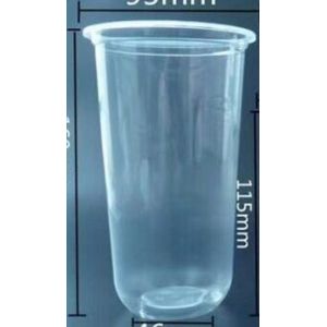 Buy cheap Milk Tea Biodegradable Plastic Cups , Compostable Plastic Cups Recyclable from wholesalers