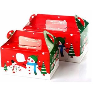 plain white 6" 8 "10" 12 "14" design your clear hard pet heavy cake box