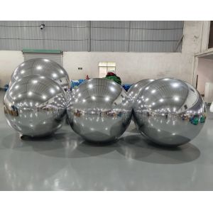 ODM Large Advertising Balloons Outdoor Floating Silver Giant