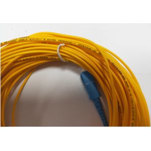 Anti Wear 2.0-25m SC SC Fiber Patch Cord With Insert / Pull Latching Connector