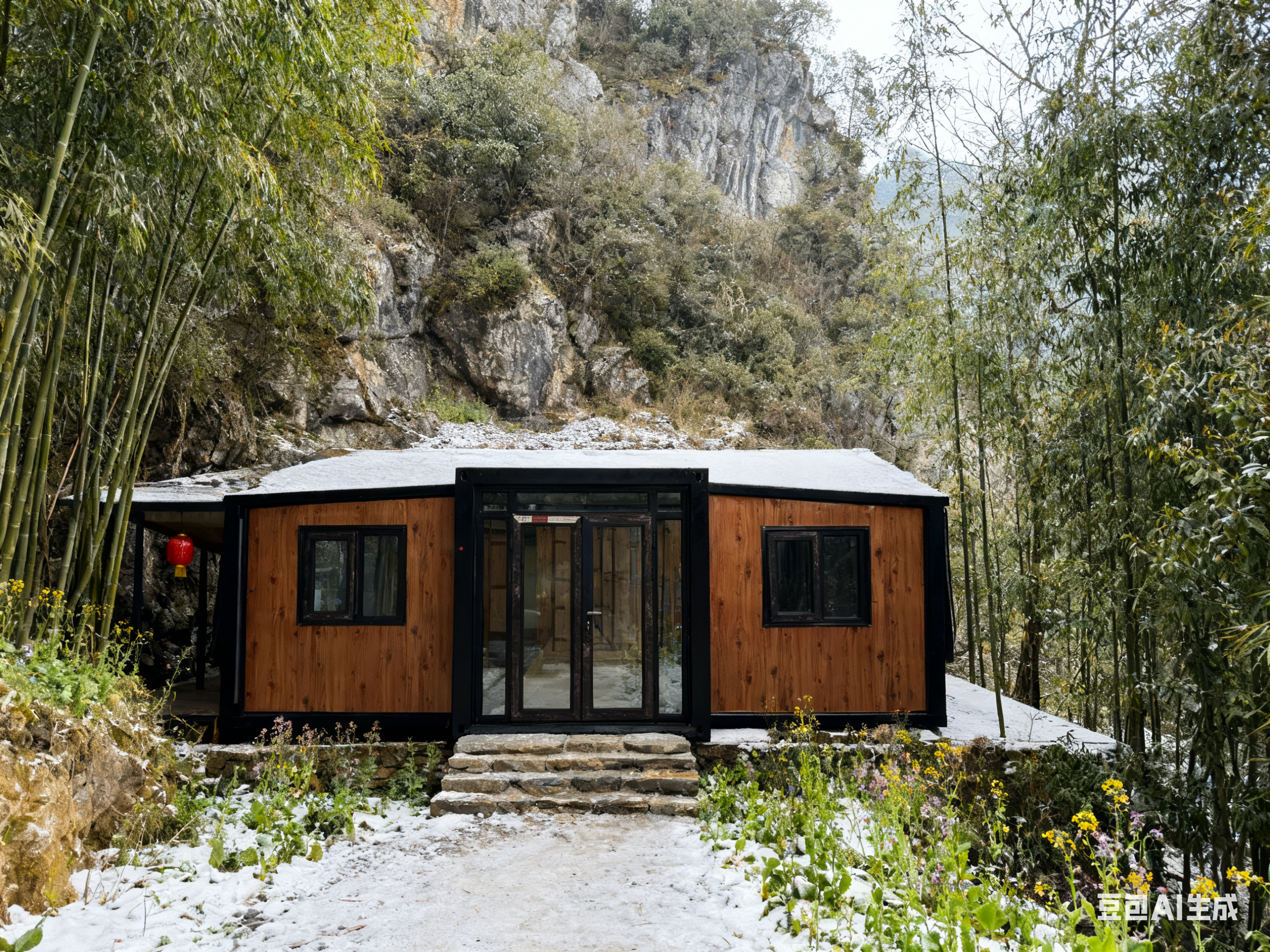 China 20ft Foldable Container House with Hot Dip Galvanized Frame Thermal Break Aluminum Windows and Dry Wet Separated Bathroom on sale