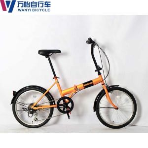 Buy cheap Six Speed Transmission System 20 Inch Lightweight Folding Bicycle from wholesalers
