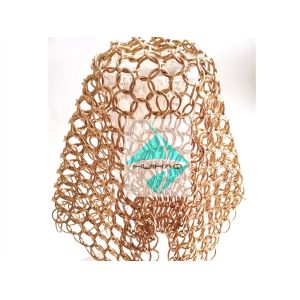 Buy cheap DIY Handmade Aluminum alloy Light Partitioning Metal Ring Mesh With Electroplating Bronze Color from wholesalers