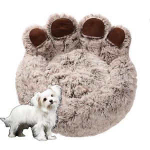 Buy cheap Manufacture Hot Sale Nice Quality Pet Winter Soft Warm Heating Nest Round Donut Pet Bed For Dog Cat from wholesalers