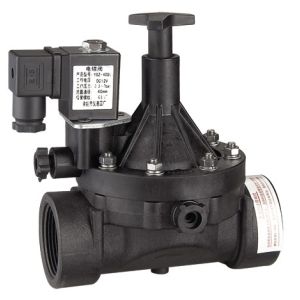 3/4＂20MM Plastic Magnetic Latching Solenoid Pilot Operated For Water / Gas / Air