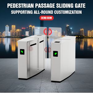 Durable and Corrosion Resistant Barrier Turnstile Gate with One-Way or Two-Way