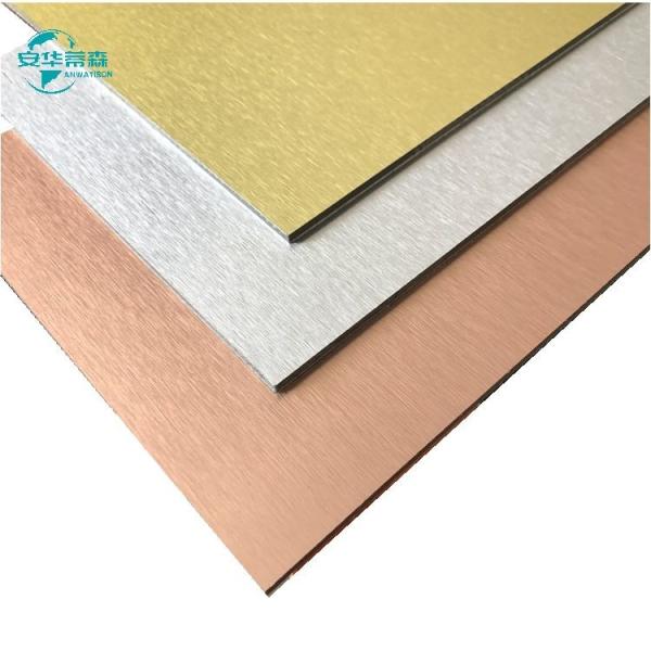 Quality Construction Materials Brushed Aluminum Acm 1220mm Width Aluminium Acp Sheet for sale