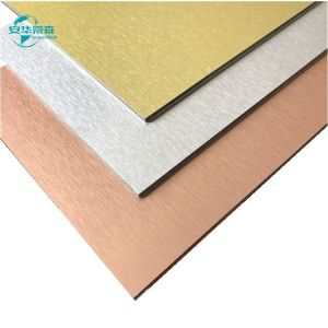 Buy cheap Construction Materials Brushed Aluminum Acm 1220mm Width Aluminium Acp Sheet from wholesalers