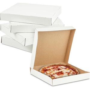 Buy cheap Custom Size Corrugated Disposable Pizza Food Packaging Paper Box With Logo For Fast Foods from wholesalers