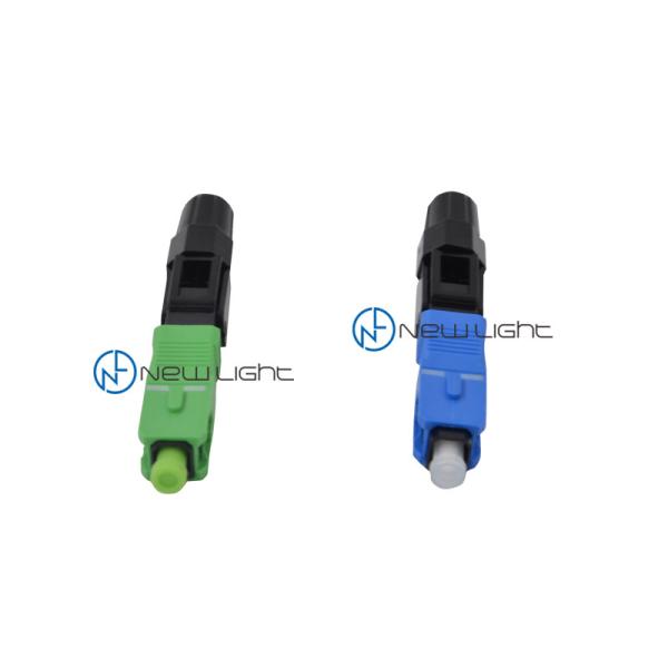 Field Installable Connector with Pre-Polished Mechanical Splice Technology and