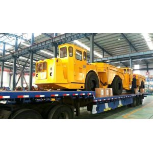 Buy cheap 15 Ton Dump Truck Trailer With Wheels , Orange Mining Dump Truck from wholesalers