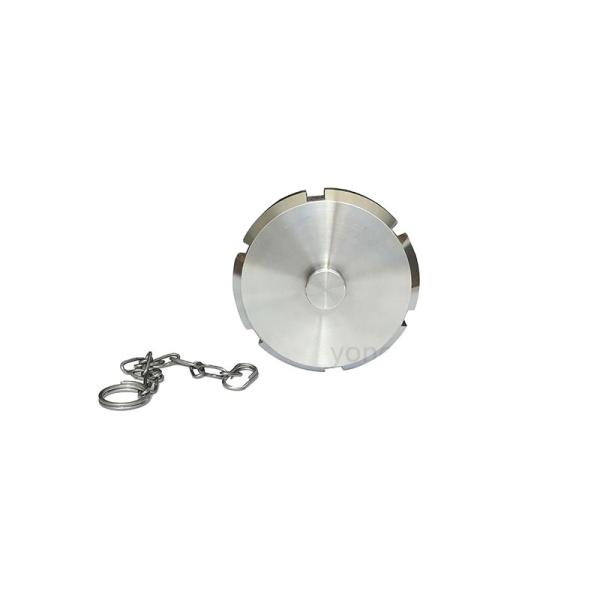 Buy cheap Female Connection Sanitary Stainless Steel Pipe End Cap Chain Blind Nut with Chain from wholesalers
