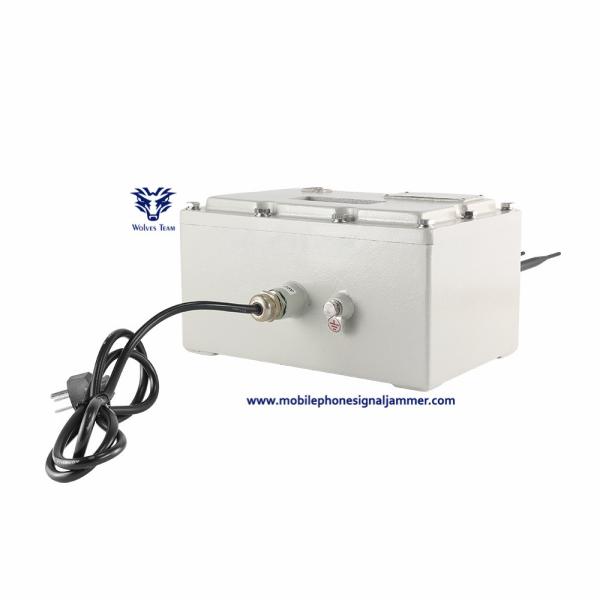Quality Outdoor Waterproof Using Drone Signal Prison Jammer Use for 80W 120m WiFi2.4G Bluetooth Signal Jammer for sale