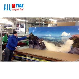 Buy cheap 1500mm White 4mm PE Aluminum Composite Panel Facade UV Printing from wholesalers