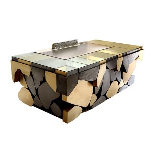 Buy cheap Custom Rectangular Hibachi Grill Table with Ventilation System product