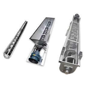 Buy cheap High-Temperature Stainless Steel Heavy-Duty U-Trough Auger Conveyor For Hay Or Straw Mixed With Milk Powder from wholesalers