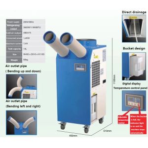 Buy cheap Low Noise Evaporative Movable Industrial Mini Air Cooler/conditioner from wholesalers