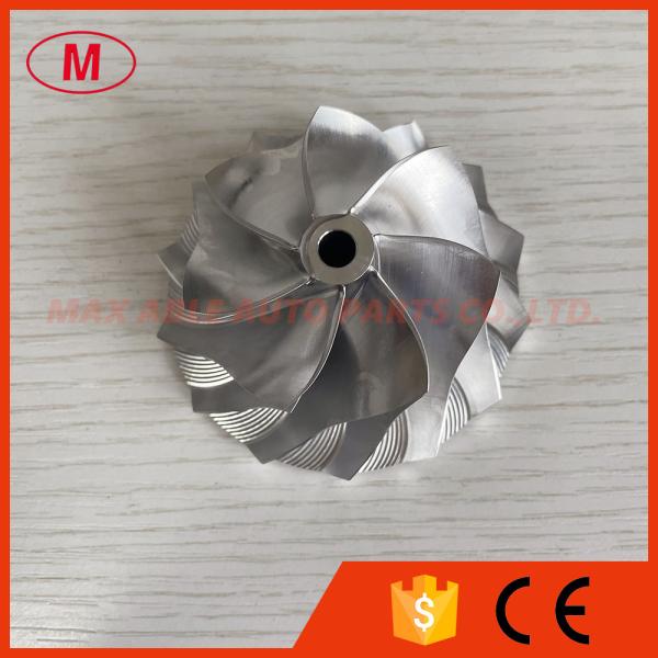 Quality GT30 reverse 53.11/71.40mm 7+7 blades LEP Style turbo aluminum 2618/milling/billet compressor wheel for sale