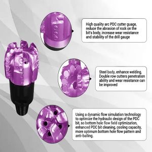 Buy cheap PDC Drill Bit 6 Blades Diamond Rock Drill Bits Steel Body PDC Drill Bit For Sale from wholesalers