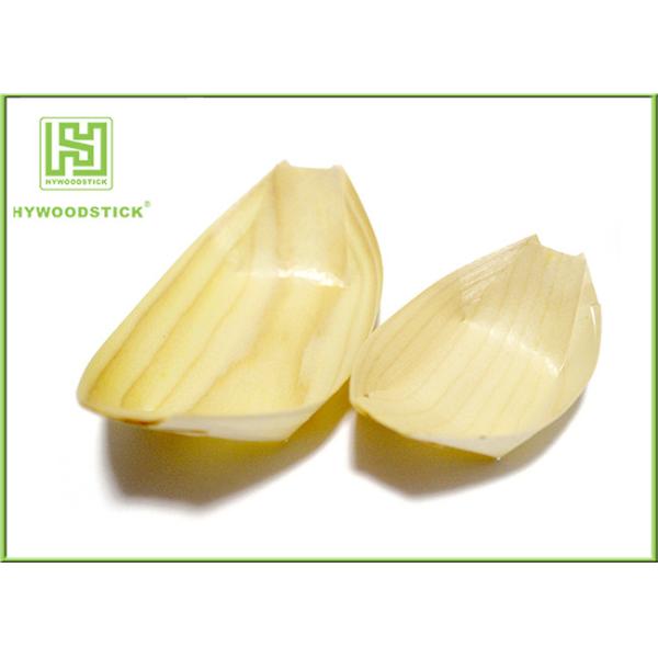 Quality Personalized Pine Wooden Sushi Boat For Japanese Takoyaki Ball for sale