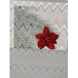 Buy cheap Green Zipper Shape Lace Eyelash Textile Spandex Mesh Fabric from wholesalers