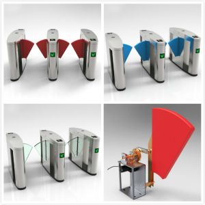 Buy cheap RFID Turnstiles Flap Gate Barrier , Automatic Optical Turnstile Access Control from wholesalers