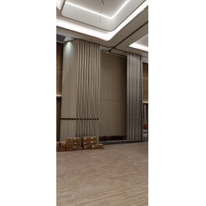 Office Wooden Operable Partition Walls , Movable Room Dividers