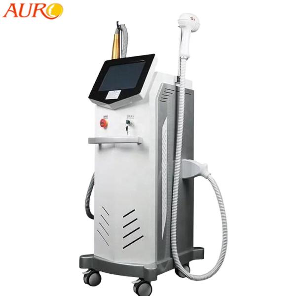 Quality Vertical 808nm Diode Laser Hair Removal Machine Laser Tattoo Removal device for sale