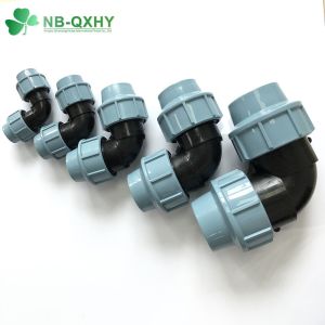 Buy cheap Round Head Code PP Compression Fitting HDPE Fitting Plastic Pipe Fitting for Customization from wholesalers