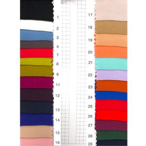 100% Viscose Rayon Dyed Fabric Satin Plain Woven Clothing Material