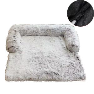 Buy cheap Super Large Size Dog Bed Blanket Winter Pet Sofa Bed 4cm Plush Fabrics from wholesalers